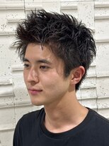 プレミアムバーバー 原宿店(PREMIUM BARBER produce by HIRO GINZA) ミディアムスパイキー