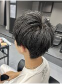 ブルーブラック×ショートウルフ