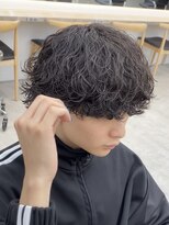 波巻きスパイラルパーマツイストスパイラルパーマウルフ名古屋栄