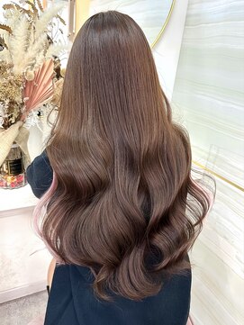 エルバイラビス 大宮(elu by lovis) 《高瀬寛菜》透明感ブラウンベージュ/エクステピンク/大宮韓国