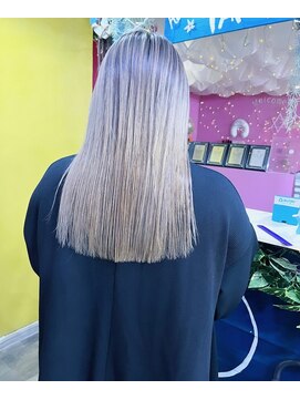 トーク 武庫之荘(TAL'KE) TAL’KE武庫之荘/バレイヤージュ×ホワイトシルバー_424