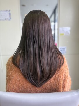 キハラ KIHARA 和泉中央店 ★V字レイヤー×グレーベージュ