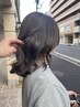 【人気No.1！】似合わせカット+透明感カラー+うる艶トリートメント￥13200～