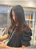 毛先ワンカール×ロングレイヤー