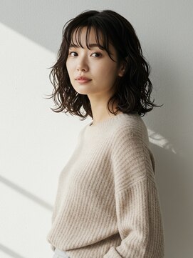 ネオリーブ チロル 横浜西口店(Neolive CiroL.) デジタルパーマ ボブ レイヤーカット パーマ