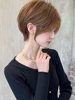 アフロート ルヴア(AFLOAT RUVUA) みね.前髪なしショートで大人可愛く!30代40代小顔新宿丸顔面長