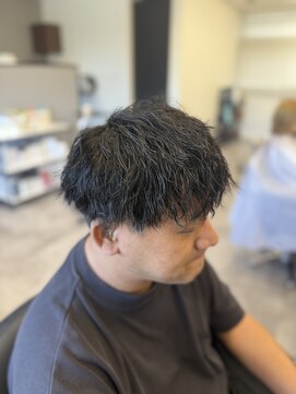 アイスプロドバイブルーム 木更津店(ice prod by bloom) MEN’S HAIR/サーフカール/刈り上げセンターパート/木更津