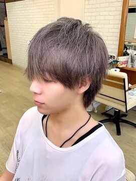 カルフール 草加本店(Carrefour) ケアブリーチ,,メンズマッシュ,ハイトーン,透明感ヘア,小顔効果