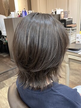 アルターリール(aL ter Rire) クラゲヘアー/小顔/ココアベージュ/オリーブグレー/中村