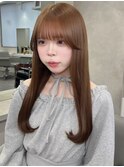 17551グレーブラウンハイレイヤーヨシンモリバタフライカット