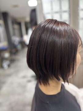プリズム ヘアーデザイン 北坂戸店 春ショートボブ