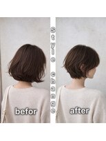 エイミーバイアフロート(amie  by afloat)&nbsp;首元すっきり大人ショートボブ