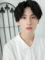 グルーミングサロン バーバー キャッスル 北浦和西口(Grooming salon Barber Castle)&nbsp;アッシュブラックツイスパ清潔感スーツスマートマッシュI北浦和