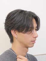 ビカムメンズヘアー 栄店(become men's hair) 曲がる縮毛矯正センターパート名古屋栄