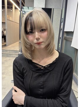 ペヴァ バイ シエンゴールド(PEVA by CIEN gold) ミディアムレイヤー/ブリーチ/デザインカラー#浜松駅#カラー