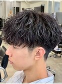 縦落ちパーマツイストスパイラルシャドウパーマ