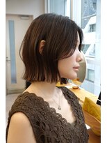 サンド 銀座(sand)&nbsp;【くびれタッセルボブ】顎下1cmで叶える大人っぽい小顔ボブ