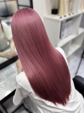ラムシェール(LamChele) チェリーピンク×ケアブリーチカラー