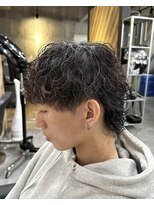 ビカム 名駅EAST(become) メンズウルフ×波巻きツイストスパイラルパーマ/無造作/名駅
