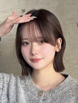 メゾンアクア 表参道(Maison ACQUA)&nbsp;切りっぱなしボブレイヤーボブ似合わせ小顔前髪縮毛矯正/表参道
