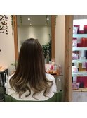 鹿沼で唯一本格ヘッドスパが出来る美容室　グラデーションカラー