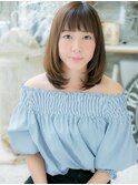 ツヤ感重視!大人かわいい♪小顔内巻きワンカールa
