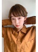 ショートマッシュ_厚めバングローライトスリークボブ