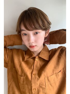 ヌイ 横浜(nui) ショートマッシュ_厚めバングローライトスリークボブ