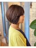 大人なショートボブ