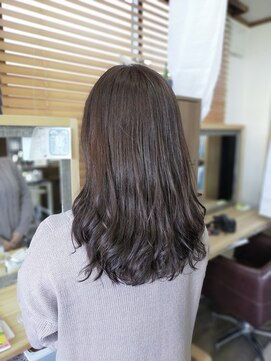 キュウヘアー(KYUU HAIR) ウェーブ×シアーベージュ