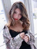 ラックスビー 鹿児島店(LUXBE)&nbsp;抜け感×バレイヤージュ【LUXBE　鹿児島店】