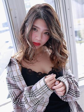 ラックスビー 鹿児島店(LUXBE) 抜け感×バレイヤージュ【LUXBE　鹿児島店】