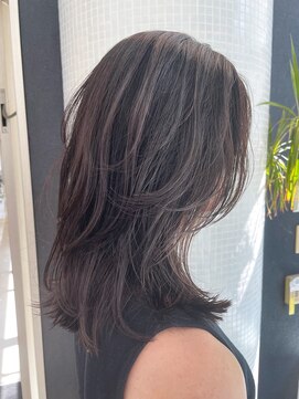 エアー 銀座(air) ★岡田有加★20代30代/ハイレイヤーミディ×ハイライト