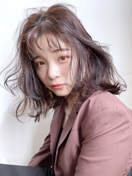 アイティーバイアルバム 松戸店(IT by ALBUM) ふわふわボブ_くびれヘアビタミンカラーメルティカラー_28896