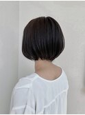伸ばしかけにも◎ショートボブ