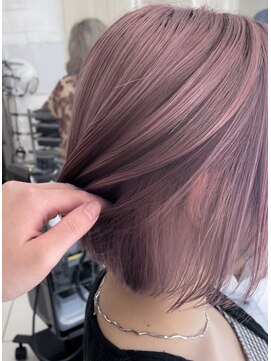 ヘアアンドデイスパ アグー(hair&dayspa AGU) 【横須賀中央 AGU】高発色enogカラー×ぱつっとカット