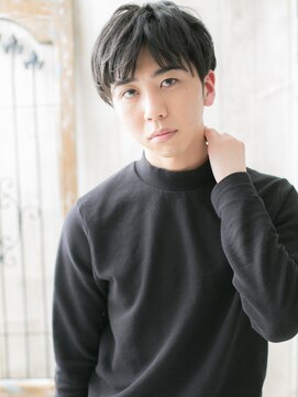 モッズヘア メン 南越谷南口店(mod's hair men) マットな質感◎黒髪マニッシュ束感カットQ