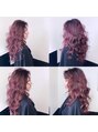 エフェクトヘアスタジオ(effect hair studio)&nbsp;チェリーバイオレットカーリーstyle