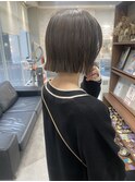 天神/大名/カーキベージュ/カーキグレージュ/切りっぱなし