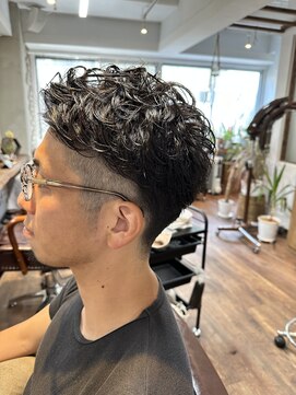 リンクスヘアー(LINqS hair) メンズショートパーマ