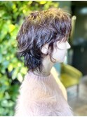 フレンチガーリーパーマ20代30代40代ショートウルフパーマ
