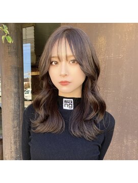 ロンド ラマ 岐阜(Lond bla-ma) 韓国/シースルーバング/ダブルカラー/レイヤーカット　315