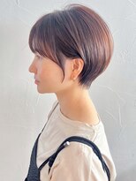 アイティーバイアルバム 下北沢店(IT by ALBUM)&nbsp;ブラウンショート_レッドブラウンハッシュカット_ba471201