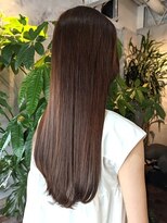 ミロア 薬院(miroa)&nbsp;アッシュブラウン　ツヤ髪　ロング