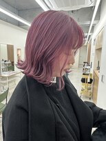 ナビバイケンジ(NaVI by KENJE)&nbsp;ブリーチあり薄めピンクベージュカラー