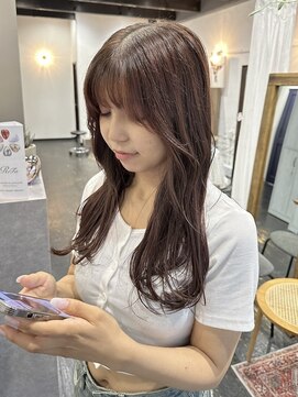 アルコイリスバイドールヘアー(ARCOIRIS by Dollhair) レッドカラーカシスピンク韓国ヘアレイヤーカット髪質改善都島