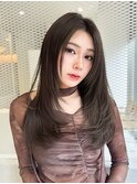 韓国レイヤーカット×透明感カラーA77