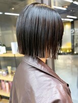 ミィ 表参道(mee.)&nbsp;前髪/アンブレラカラー/こなれミディ/イメチェン/ぱっつんボブ