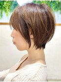 20代30代40代50代大人ナチュラルレイヤーショートボブc