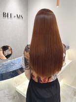 ビームズヘア 藤が丘店(Bee Ms HAIR)&nbsp;サラツヤロングベージュカラーブリーチしない透明感カラー